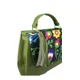 thumbnail image 3 of Mini bolsa de hombro genérica de mujer verde de piel vegana, 3 of 3