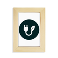 thumbnail image 1 of Dark Green Charging Cable Plug Desktop Display Photo Frame Picture Art Painting 5x7 inch, 1 of 3