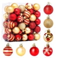 thumbnail image 1 of Moyic 50x Adornos navideños Exquisita artesanía Decoraciones navideñas Decoraciones para árboles de Navidad Reutilizables Kits de decoración para fiestas, 1 of 6