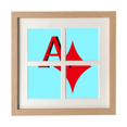 thumbnail image 1 of wealth sun a poker Frame Wall Tabletop Display 4 Openings Picture, 1 of 3