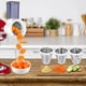 thumbnail image 4 of Cateissary Rebanadora Manual multifuncional, rallador rotatorio de queso, trituradora de zanahorias, peladores de frutas de cocina, accesorios, Cocina y Comedor, 4 of 6