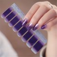 thumbnail image 3 of Full Glitter Gradient Nail Stickers Self- Decal Polish Strips Wraps Sets For Girls And Women Manicure Art Design, 3 of 4