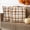 Brown, Beige, Cream, variant on Orange Green Checked Throw Pillow Covers 16x16 Inch Set of 2, Fall Thanksgiving Buffalo Plaid Waterproof Outdoor Pillow Covers, Decorative Cushion Pillowcases for Couch, Sofa, Bed, Garden, Patio