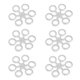 thumbnail image 5 of Bandas De Cebo De Pellets, Anillo De Cebo Redondo Transparente De Amplia Aplicación Pesca Europea 50 Piezas Duraderas Desmontables Para La Pesca De Carpas, 5 of 7