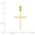 thumbnail image 2 of 10K Yellow Gold Cross Pendant, 2 of 2