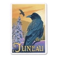 thumbnail image 2 of Juneau, Alaska, Raven Scene, Lantern Press, Premium Playing Cards, 52 Card Deck with Jokers, USA Made, 2 of 5
