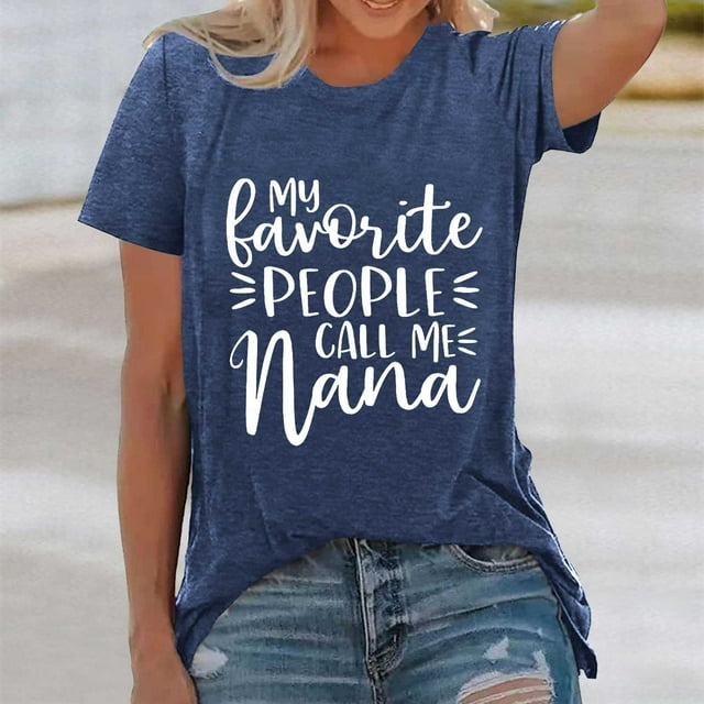 iTNHFP T-Shirt Canada pour Femmes, Mode Décontractée, Col Rond, Manches Courtes, Été
