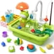 thumbnail image 1 of Fregadero de cocina de juguete Pupu Pig con grifo eléctrico para niños de 3 a 9 años, 1 of 6