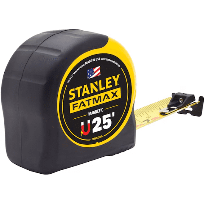 Stanley 25 ft Tape Measure, 1 1/4 in Blade