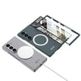 thumbnail image 6 of Allytechgroup Galaxy Z Fold 6 Case with Scren Protector, Slim Ring Holder Stand Compatible with Magsafe Wireless Charging Anti-Scratch Magnetic  Phone Case for Samsung Galaxy Z Fold6,Darkgreen, 6 of 7