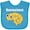 Turquoise, variant on Inktastic Neuroscience Brain White Text Boys or Girls Baby Bib