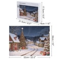 thumbnail image 2 of Christmas Snow Town Holiday,Christmas Festival 500 Piece Jigsaw Puzzle for Adults Challenging Puzzle Perfect for Game Nights - A006, 2 of 8