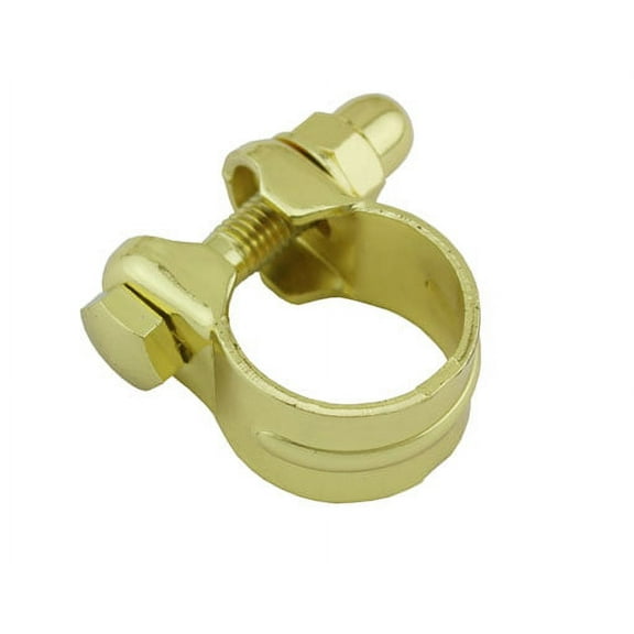 bike Steel Seat Post Clamp Outer Diameter 28.6mm Gold.
