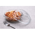 thumbnail image 5 of Round Tempered Glass Casserole Dish with Glass Lid - 1.0Liter, 5 of 6