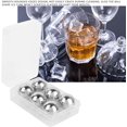 thumbnail image 5 of 6Pcs Stainless Steel Ice Cube Whiskey Vodka Stones Ball Ice Chiller Stone Beer Wine Cooling Bal for Whisky Bourbon Scotch Wine, 5 of 5