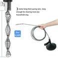 thumbnail image 4 of Plumbing Drain Auger Manual Drain Clog Remover with 23Ft/9.8Ft Flexible Wire Rope Reusable Drain Cleaner with Non-slip Handle for Bathroom Kitchen Bathtub Shower Sink, 4 of 4
