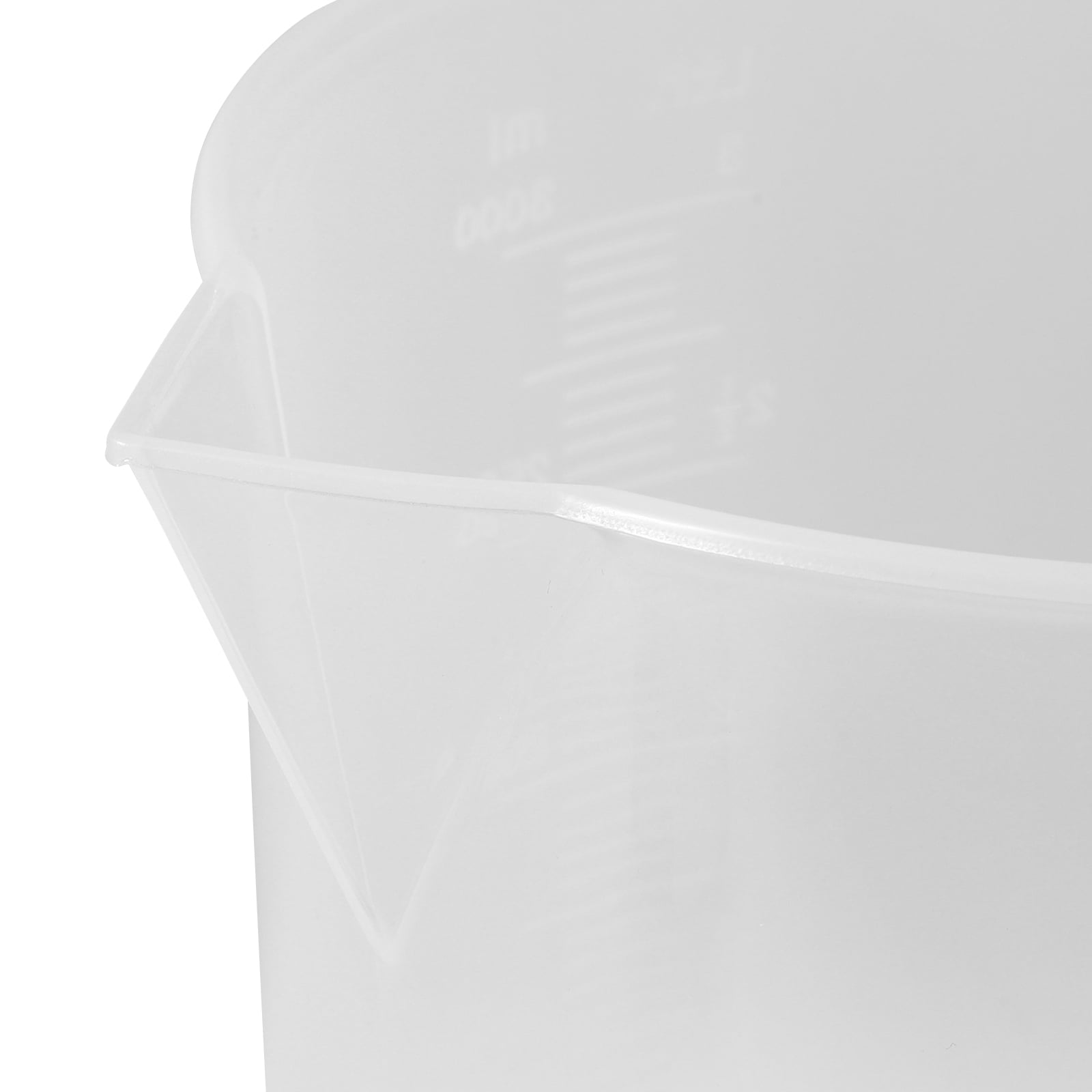 Masteelf Large Capacity 3000ml Plastic Measuring Cup With Clear Graduations Wide Mouth For Laboratory Kitchen Measurements Oil Measuring