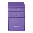 thumbnail image 2 of Scranton & Co 22" Modern Metal Pencil Box Storage File Cabinet in Purple, 2 of 8