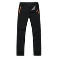 thumbnail image 1 of Pantalones de secado rápido para hombre, transpirables y elásticos, tejido de seda helada, diseño de malla en los muslos, ropa deportiva para todas las estaciones., 1 of 3