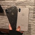 thumbnail image 2 of Funda brillante con purpurina transparente para iPhone 14 13 Pro Max 11 XR XS 8 7 Plus 6S 12 Pro Max, funda transparente suave de TPU a prueba de golpes Tan Jianjun unisex, 2 of 2
