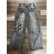 thumbnail image 1 of Pantalones vaqueros con estampado Vintage para mujer, Pantalones rectos grises lavados, Harajuku americano, sueltos, Unisex, estilo gótico, Y2K, 2024, 1 of 5