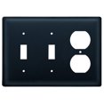 thumbnail image 3 of Village Wrought Iron ESSO-87 Double Switch & Single Outlet Cover - Plain, 3 of 3