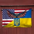 thumbnail image 3 of Flagwix Ukrainian Flag American Ukrainian Grommet Flag TRL1871GF - 4x6 ft., With Flag Pole Rings, 3 of 6