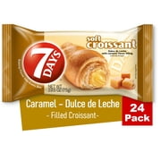 7Days Soft Croissant, Caramel Croissant, Non-GMO (Pack of 24)