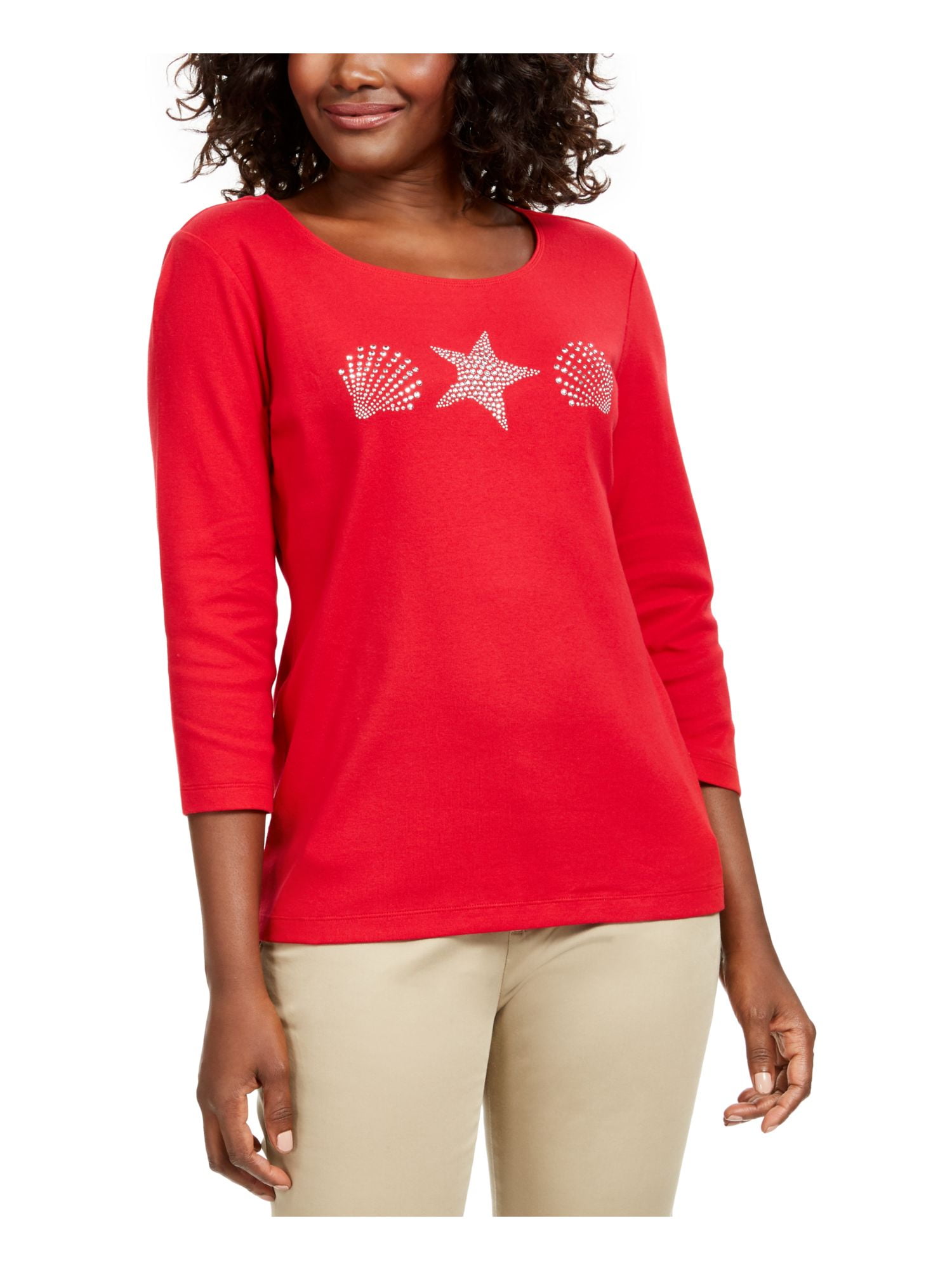 karen scott petite tops