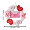 thumbnail image 2 of Valentine's Day Heart Wreath Decoration Large 1575 Inch Festive Wall Hanging For Interior Home, 2 of 6