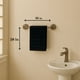 thumbnail image 3 of Casa Platino Toallas de Mano para Baño - Juego de 6 Piezas (16" x 28"), Toallas de Baño Suaves y Absorbentes, Toallas de Mano Negras Premium para Baño, Toallas de Baño 100% Algodón para Uso Diario - Negro, 3 of 7
