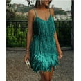 thumbnail image 2 of XXXITICAT Women’s Dresses Flapper Dresses 20s Gatsby with All-Over Fringe Mini Dresses(GR,S), 2 of 4