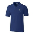 thumbnail image 2 of Men's Cutter & Buck Royal Kansas Jayhawks Advantage Tri-Blend DryTec Pique Polo, 2 of 3