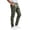 Army Green-11, variant on Men's Slim Fit Chino Pants, Button Waist Casual Straight Leg Trousers, Work & Daily Wear