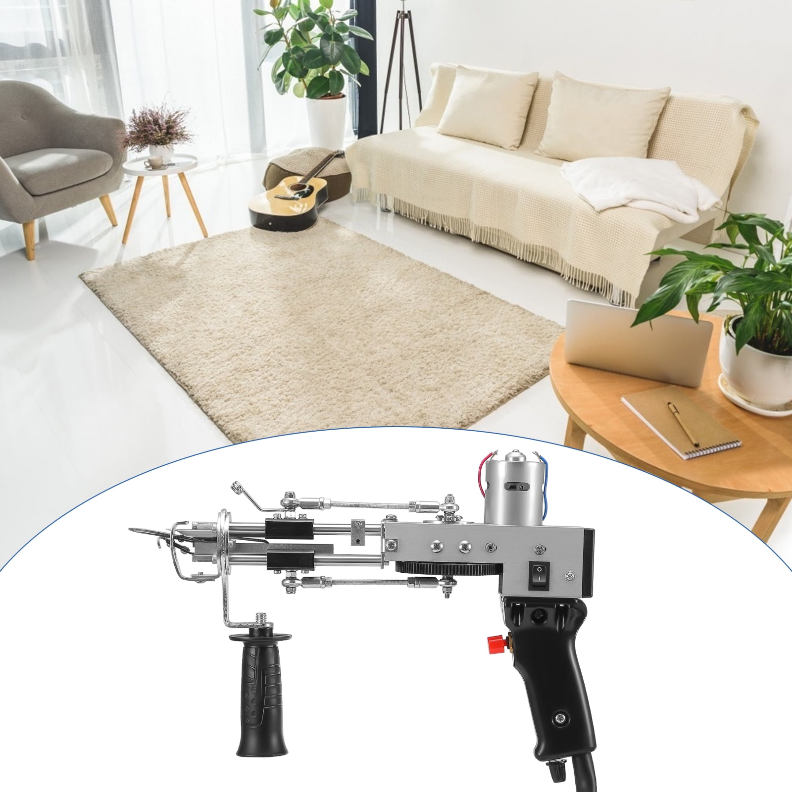 SEAAN Tufting Gun, Electric Carpet Tufting Gun, Rug Tufting Gun for