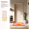 thumbnail image 3 of ODIKA 4'x6' Machine Washable Non-Slip Area Rug, Vibrant Swirling with Retro Funky Design High Traffic Rug, Orange, 144853, 3 of 7