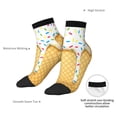 thumbnail image 6 of Rocae White Ice Cream for Premium Adult Socks,Comfortable, Breathable, and Durable Socks, Perfect for Everyday Wear, 6 of 7