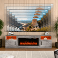 thumbnail image 7 of Waleaf Fireplace TV Stand with 36" Electric Fireplace for TVs Up to 90", 7 of 7