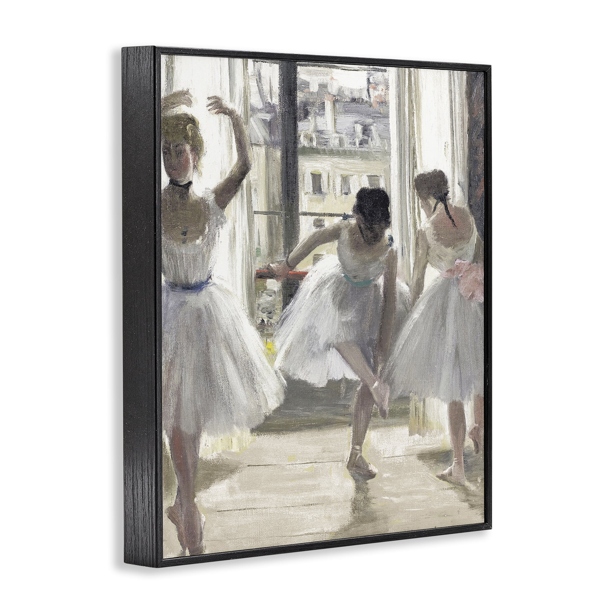 Stupell Industries Ballet Class In Practice Black Framed Giclee Art, design by Leah Straatsma