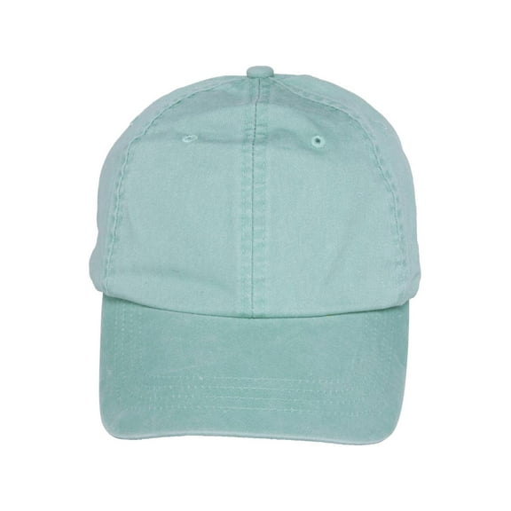 WASHED LOW PROFILE W/COTTON TWILL CASUAL ADJUSTABLE HAT, Sea Green