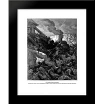 Godfrey enters Jerusalem 20x24 Framed Art Print by Gustave Dore