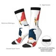 thumbnail image 4 of KLL School Cute Gnomes Print Cool Socks Men's Women's Crew Socks Funny Crazy Novelty Stockings, 4 of 6