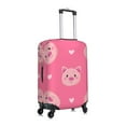 thumbnail image 3 of Daiia Cartoon Pigs and Hearts Luggage Cover, Thickened Washable Travel Luggage Covers, Elastic Unique Baggage Covers for 18-20 inch Luggage-Large, 3 of 9