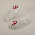 thumbnail image 4 of Zshosam Jelly Sandals Toddler Sandals for Toddler Girls,Toddler Shoes Baby Girls Cute Jelly Colors Hollow Out Non-slip Soft Sole Beach Roman Sandals Size 11,(White Little Kids 11), 4 of 6
