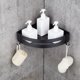 thumbnail image 5 of Injueey Estante de esquina para baño Organizador de rejilla triangular para inodoro Drenaje Ahorro de espacio Soporte de baño sin Juegos de accesorios de baño, 5 of 5