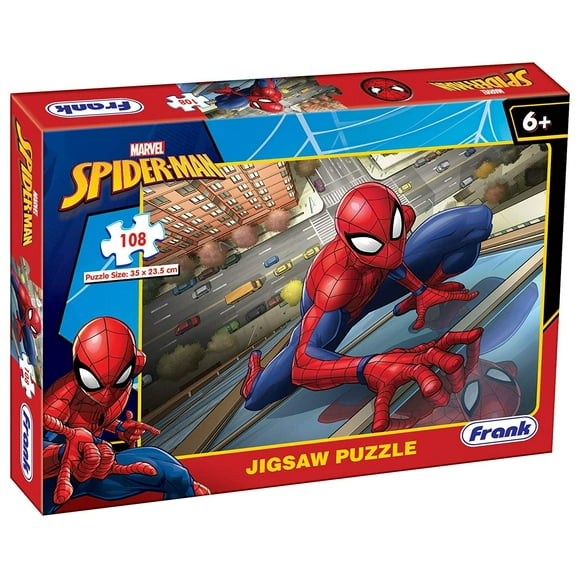 Frank Marvel Spider-Man 108 Piece Jigsaw Puzzle For Kids For Age 6 Years Old And Above
