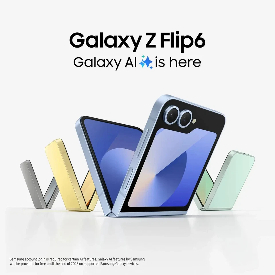 Pre-Owned Samsung Galaxy Z Flip6 5G SM-F741U (Verizon Only) 256GB Silver 6.7''