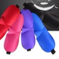 thumbnail image 2 of VONKY 3D Solid Color Eye Mask Soft Polyester Breathable Padded Travel Sleeping Blindfold Sleep Aid Tools, 2 of 7