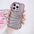 thumbnail image 3 of Compatible with iPhone 13 Pro Max Case,Cute 3D Shell Clear Rose Gold Chrome Pattern Soft Glitter Shiny Bling Shockproof Women Girls Cover Case for iPhone 13 Pro Max, 3 of 5