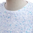 thumbnail image 5 of Girls Sequin Tulle Party Dress Short Sleeve Elegant Flower Girl Gown for Wedding Birthday Formal Occasion Outfits, 5 of 5